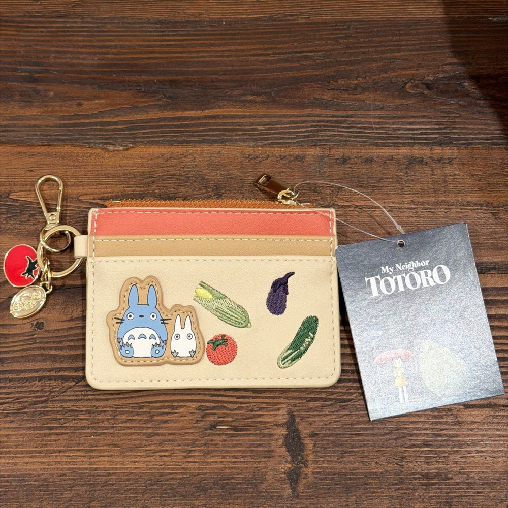 Our Universe Card Holder Womens OS Cream Totoro My Neighbor Totoro Embroidered